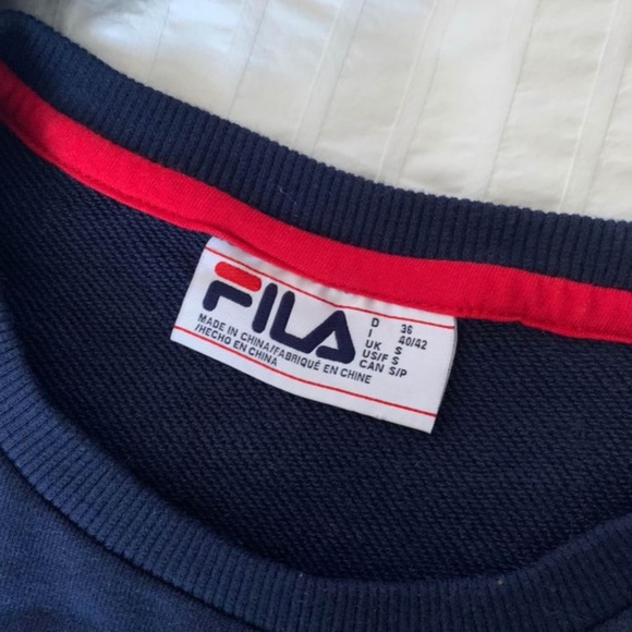 Fila Cropped Sweater - Picture 3 of 3
